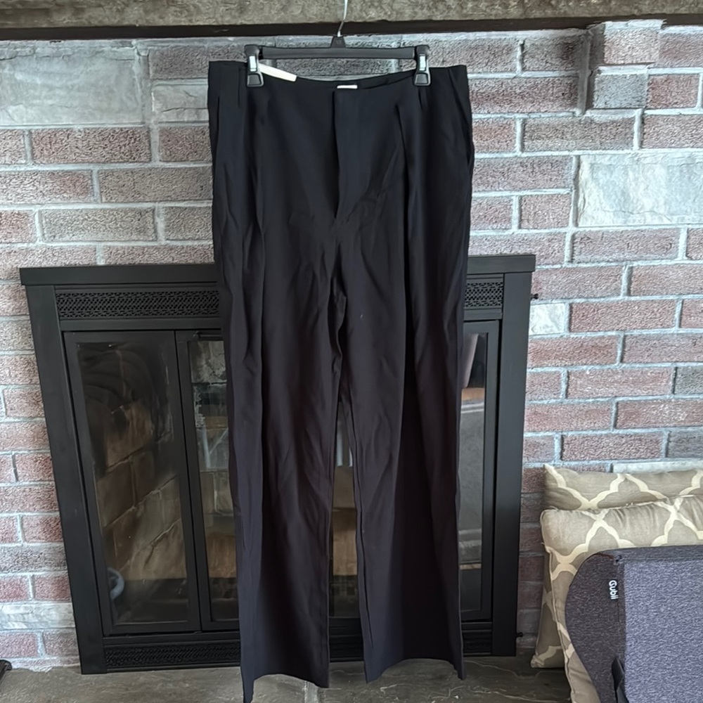 a new day Black Classic Trousers